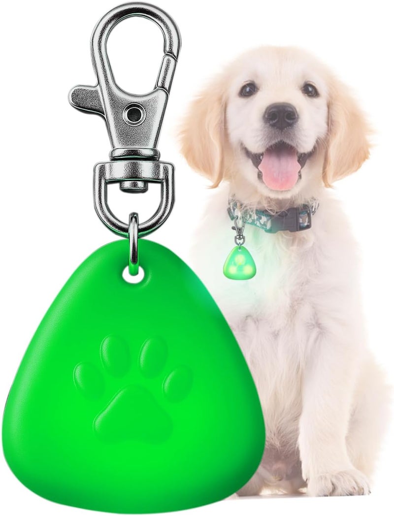 QUELIEN LED Dog Safety Pendant – Night Visibility, Durable, Long Battery Life, Easy Clip-on for All Dogs, Blue - Image 1